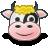 Cow icon graphics