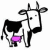 Cow icon graphics