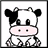 Cow icon graphics