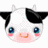 Cow icon graphics
