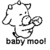 Cow icon graphics