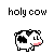 Cow icon graphics