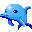 Dolphin icon graphics