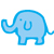 Elephant icon graphics