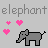 Elephant icon graphics