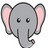 Elephant icon graphics