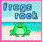 Frogs icon graphics