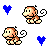 Monkeys icon graphics