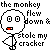 Monkeys icon graphics
