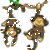 Monkeys icon graphics