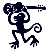 Monkeys icon graphics