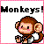 Monkeys icon graphics