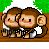 Monkeys icon graphics