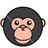 Monkeys icon graphics