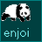 Panda icon graphics