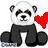 Panda icon graphics