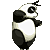 Panda icon graphics