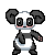 Panda icon graphics