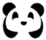 Panda icon graphics