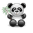 Panda icon graphics