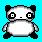 Panda icon graphics