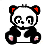 Panda icon graphics