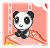 Panda icon graphics