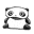 Panda icon graphics