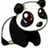 Panda icon graphics