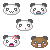 Panda icon graphics
