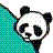 Panda icon graphics