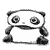 Panda icon graphics
