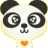 Panda icon graphics