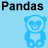 Panda icon graphics