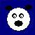 Panda icon graphics