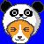 Panda icon graphics