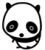 Panda icon graphics