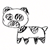 Panda icon graphics