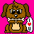 Puppy icon graphics