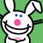 Rabbits icon graphics