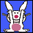 Rabbits icon graphics