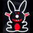 Rabbits icon graphics