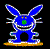 Rabbits icon graphics