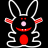 Rabbits icon graphics
