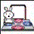 Rabbits icon graphics