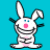 Rabbits icon graphics