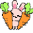 Rabbits icon graphics