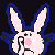 Rabbits icon graphics