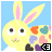 Rabbits icon graphics