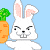 Rabbits icon graphics